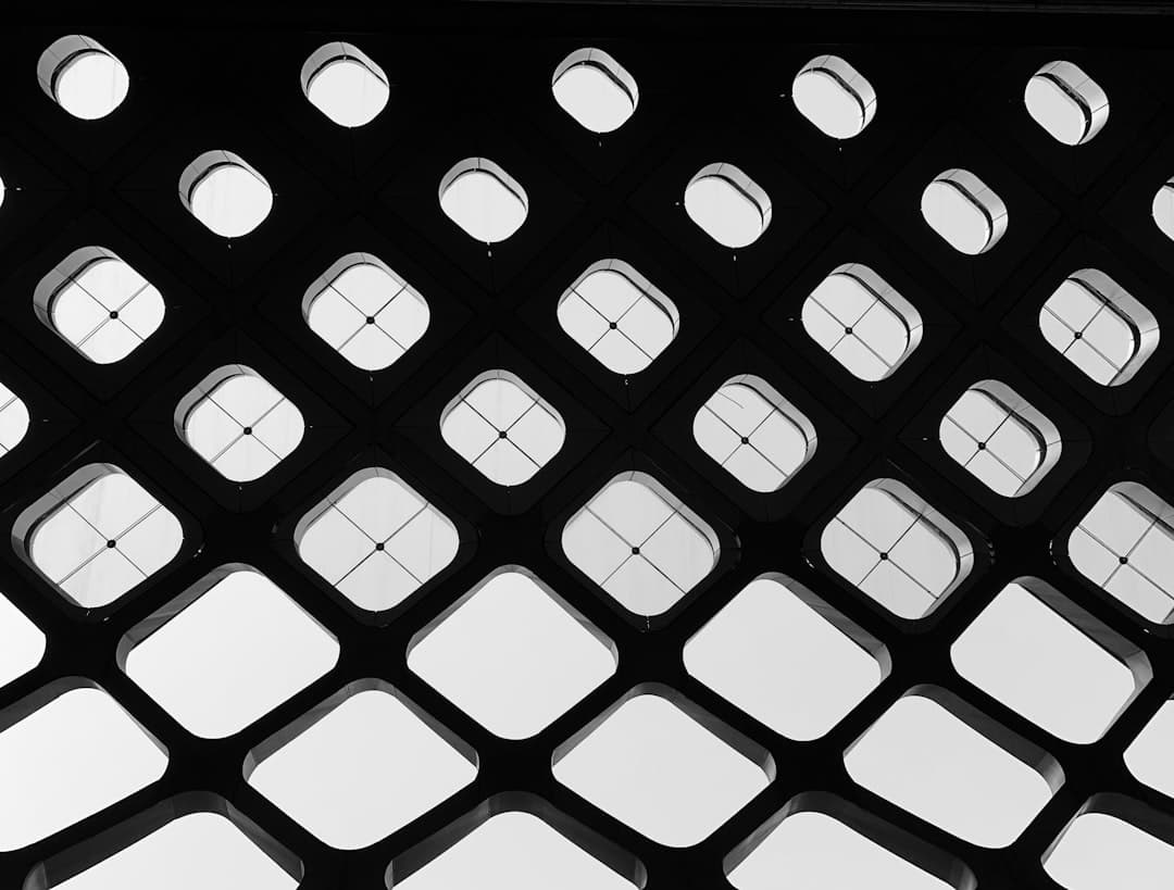 black and white checkered textile